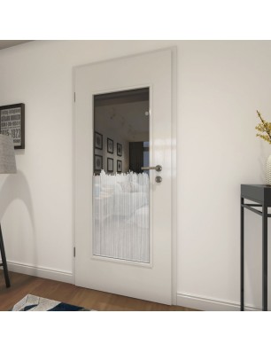 Lichtausschnitt Sichtschutz Gelasert Auf Grauglas