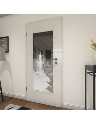 Lichtausschnitt Leuchtturm 3 Gelasert Auf Grauglas