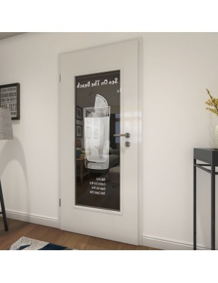 Lichtausschnitt Sex on the beach Gelasert Auf Grauglas