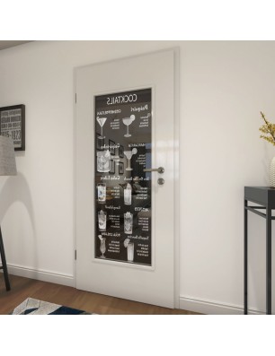 Lichtausschnitt Cocktails Gelasert Auf Grauglas