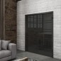Ganzglastür Loft Schwarzlack 16 Auf Grauglas Ganzglastür Loft Schwarzlack 16 Auf Grauglas
