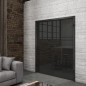 Ganzglastür Loft Schwarzlack 17 Auf Grauglas Ganzglastür Loft Schwarzlack 17 Auf Grauglas