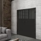 Ganzglastür Loft Schwarzlack 29 Auf Grauglas Ganzglastür Loft Schwarzlack 29 Auf Grauglas