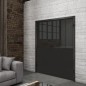 Ganzglastür Loft Schwarzlack 30 Auf Grauglas Ganzglastür Loft Schwarzlack 30 Auf Grauglas