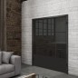 Ganzglastür Loft Schwarzlack 32 Auf Grauglas Ganzglastür Loft Schwarzlack 32 Auf Grauglas