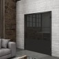 Ganzglastür Loft Schwarzlack 33 Auf Grauglas Ganzglastür Loft Schwarzlack 33 Auf Grauglas