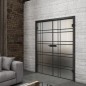 Ganzglastür Loft Schwarzlack 19 Blickdicht Ganzglastür Loft Schwarzlack 19 Blickdicht