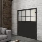 Ganzglastür Loft Schwarzlack 23 Blickdicht Ganzglastür Loft Schwarzlack 23 Blickdicht