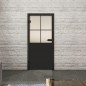 Ganzglastür Loft Schwarzlack 24 Blickdicht Ganzglastür Loft Schwarzlack 24 Blickdicht