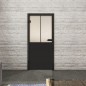 Ganzglastür Loft Schwarzlack 26 Blickdicht Ganzglastür Loft Schwarzlack 26 Blickdicht