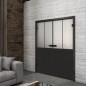 Ganzglastür Loft Schwarzlack 26 Blickdicht Ganzglastür Loft Schwarzlack 26 Blickdicht