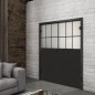 Ganzglastür Loft Schwarzlack 27 Blickdicht Ganzglastür Loft Schwarzlack 27 Blickdicht