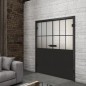 Ganzglastür Loft Schwarzlack 28 Blickdicht Ganzglastür Loft Schwarzlack 28 Blickdicht