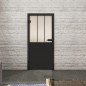 Ganzglastür Loft Schwarzlack 30 Blickdicht Ganzglastür Loft Schwarzlack 30 Blickdicht