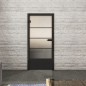 Ganzglastür Loft Schwarzlack 31 Blickdicht Ganzglastür Loft Schwarzlack 31 Blickdicht