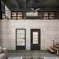 Ganzglastür Loft Schwarzlack 31 Blickdicht Ganzglastür Loft Schwarzlack 31 Blickdicht
