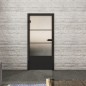 Ganzglastür Loft Schwarzlack 32 Blickdicht Ganzglastür Loft Schwarzlack 32 Blickdicht