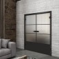 Ganzglastür Loft Schwarzlack 32 Blickdicht Ganzglastür Loft Schwarzlack 32 Blickdicht