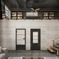 Ganzglastür Loft Schwarzlack 32 Blickdicht Ganzglastür Loft Schwarzlack 32 Blickdicht