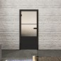 Ganzglastür Loft Schwarzlack 33 Blickdicht Ganzglastür Loft Schwarzlack 33 Blickdicht