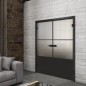 Ganzglastür Loft Schwarzlack 33 Blickdicht Ganzglastür Loft Schwarzlack 33 Blickdicht