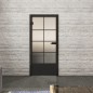 Ganzglastür Loft Schwarzlack 34 Blickdicht Ganzglastür Loft Schwarzlack 34 Blickdicht
