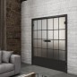 Ganzglastür Loft Schwarzlack 37 Blickdicht Ganzglastür Loft Schwarzlack 37 Blickdicht