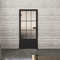 Ganzglastür Loft Schwarzlack 38 Blickdicht Ganzglastür Loft Schwarzlack 38 Blickdicht