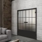Ganzglastür Loft Schwarzlack 38 Blickdicht Ganzglastür Loft Schwarzlack 38 Blickdicht