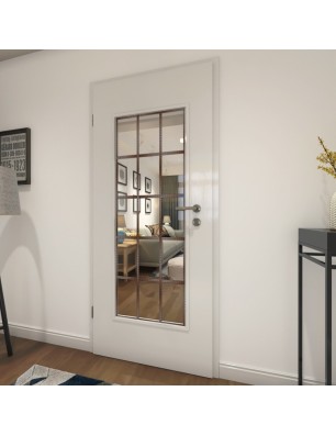 Lichtausschnitt Loft Rosteisen Genietet 09 Auf Klarglas