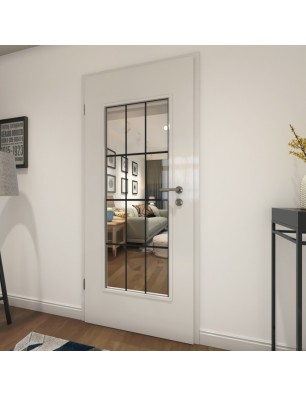 Lichtausschnitt Loft Schwarzlack 10 Auf Klarglas