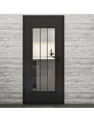 Lichtausschnitt Loft Schwarzlack 12 Auf Klarglas