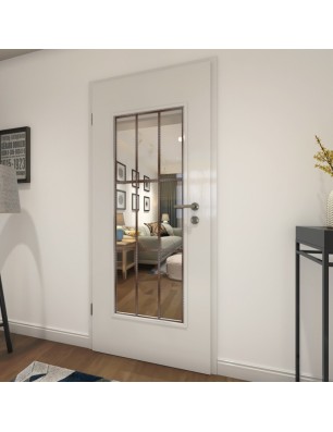 Lichtausschnitt Loft Rosteisen Genietet 11 Auf Klarglas