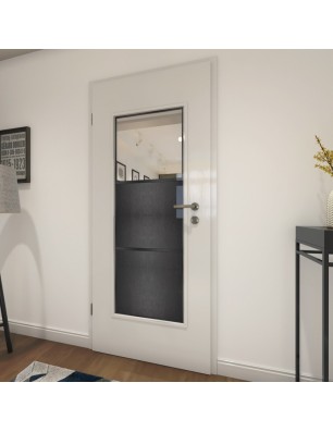 Lichtausschnitt Loft Schwarzeisen Genietet 15 Auf Klarglas