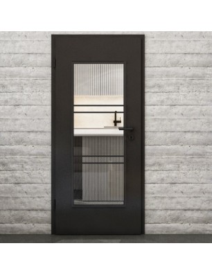 Lichtausschnitt Loft Schwarzlack 17 Auf Klarglas