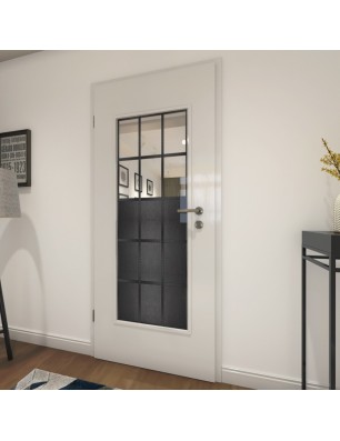 Lichtausschnitt Loft Schwarzeisen Genietet 21 Auf Klarglas