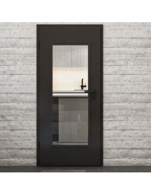 Lichtausschnitt Loft Schwarzlack 18 Auf Klarglas