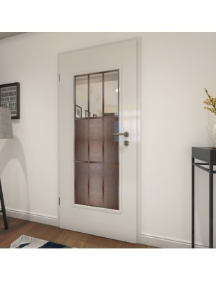 Lichtausschnitt Loft Rosteisen Genietet 23 Auf Klarglas