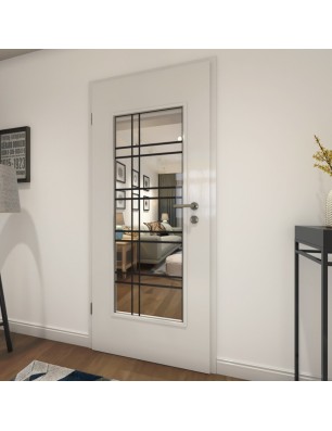 Lichtausschnitt Loft Schwarzlack 19 Auf Klarglas