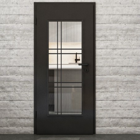 Lichtausschnitt Loft Schwarzlack 20 Auf Klarglas