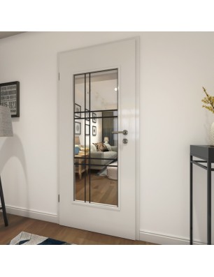 Lichtausschnitt Loft Schwarzlack 20 Auf Klarglas