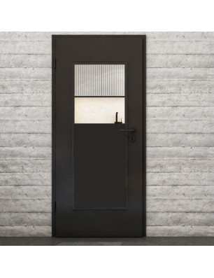 Lichtausschnitt Loft Schwarzlack 22 Auf Klarglas