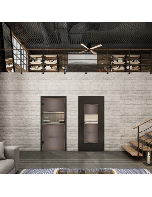 Lichtausschnitt Loft Rosteisen Genietet 26 Auf Klarglas