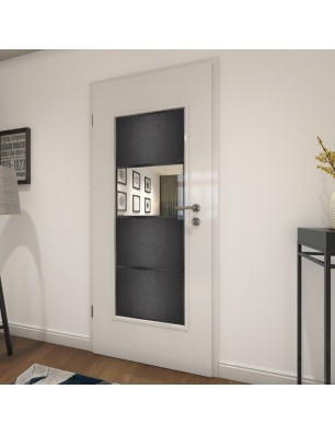 Lichtausschnitt Loft Schwarzeisen Genietet 26 Auf Klarglas