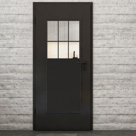 Lichtausschnitt Loft Schwarzlack 27 Auf Klarglas