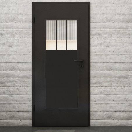 Lichtausschnitt Loft Schwarzlack 29 Auf Klarglas