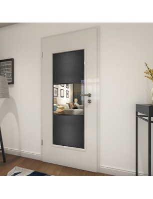 Lichtausschnitt Loft Schwarzeisen Genietet 27 Auf Klarglas