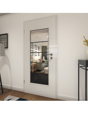 Lichtausschnitt Loft Schwarzlack 31 Auf Klarglas