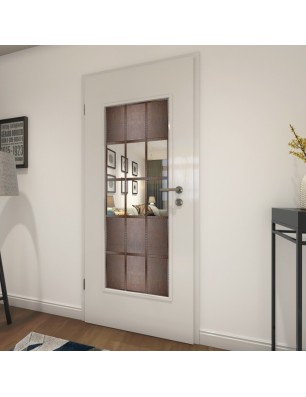 Lichtausschnitt Loft Rosteisen Genietet 31 Auf Klarglas