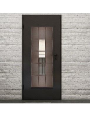 Lichtausschnitt Loft Rosteisen Genietet 34 Auf Klarglas